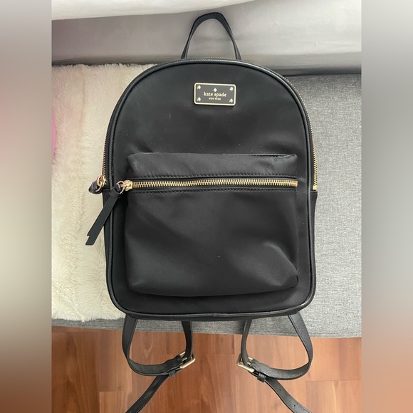 Kate Spade, Black Mini Backpack/Purse - Picture 1 of 5